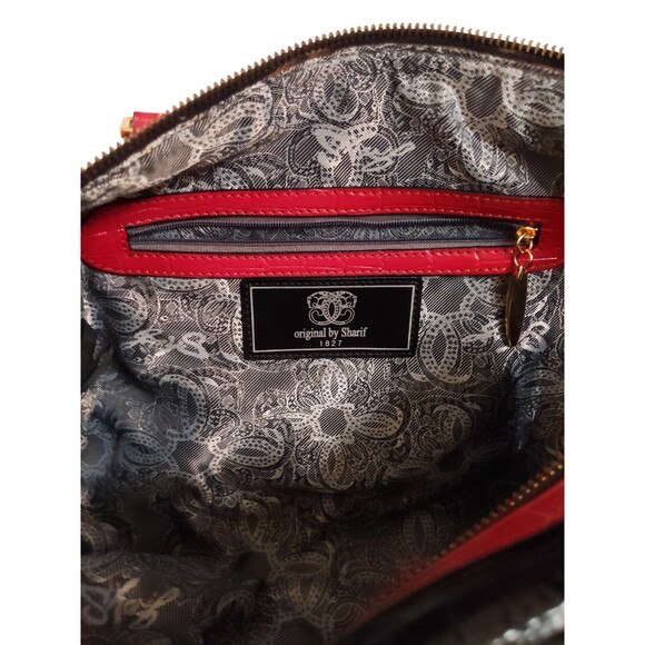 Leather Handbag Purse Dog Design Original By Sharif 1827 - Picture 9 of 13